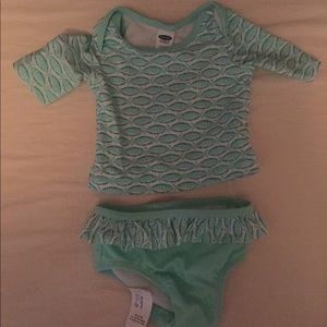 Old Navy Bathing Suit 0-3 Months